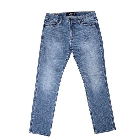 Hollister womens Blue Denim Jeans W30 L30 Straight Fit - Picture 1 of 5